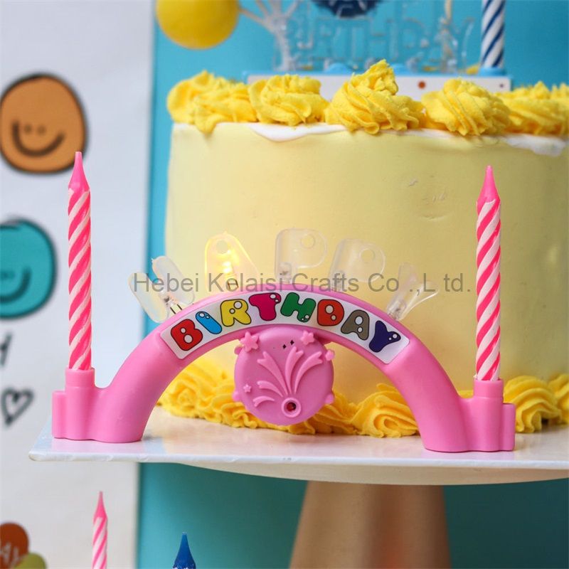 Baked Cake Decoration Music Lantern Singing Electronic Arch Candle