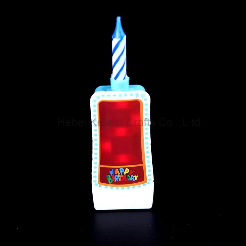 LED Musical cake Topper for Kids digital display birthday Party candle