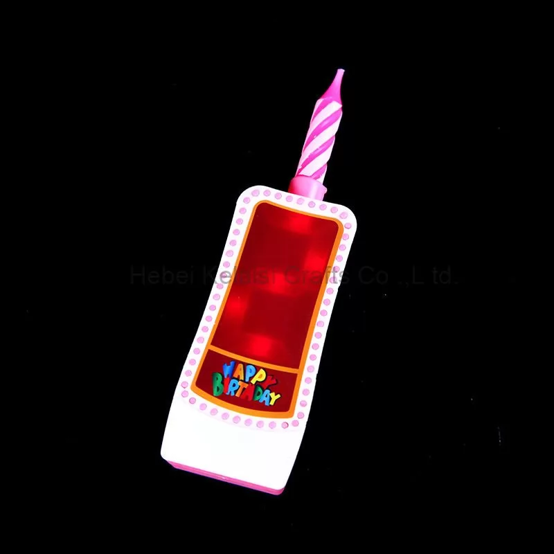 LED Musical cake Topper for Kids digital display birthday Party candle