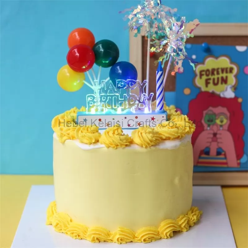 kids birthday party Cake music decoration candles