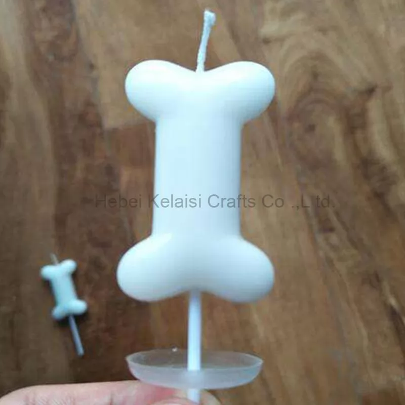 Lovely Animal Birthday Bone Shape Candle