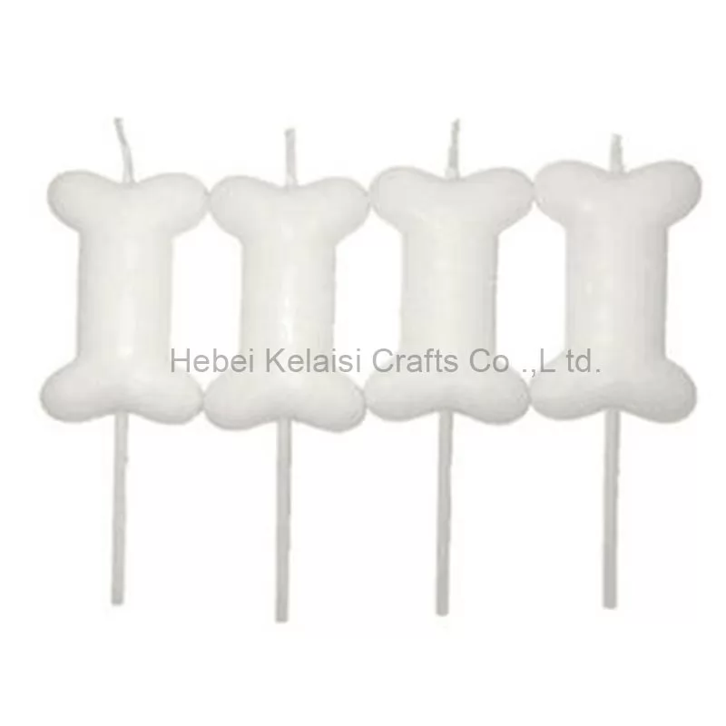 Lovely Animal Birthday Bone Shape Candle