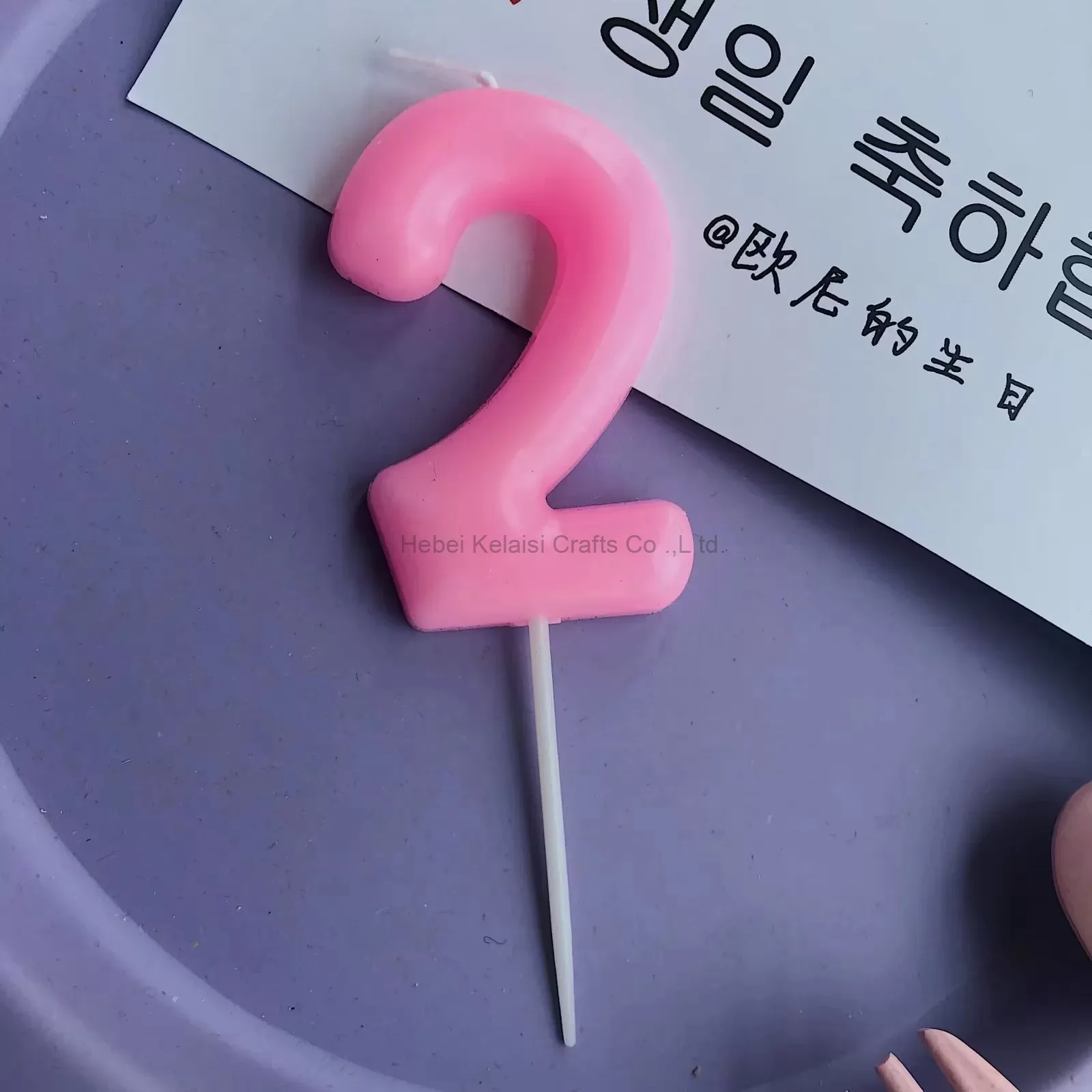 New Korean digital birthday candle
