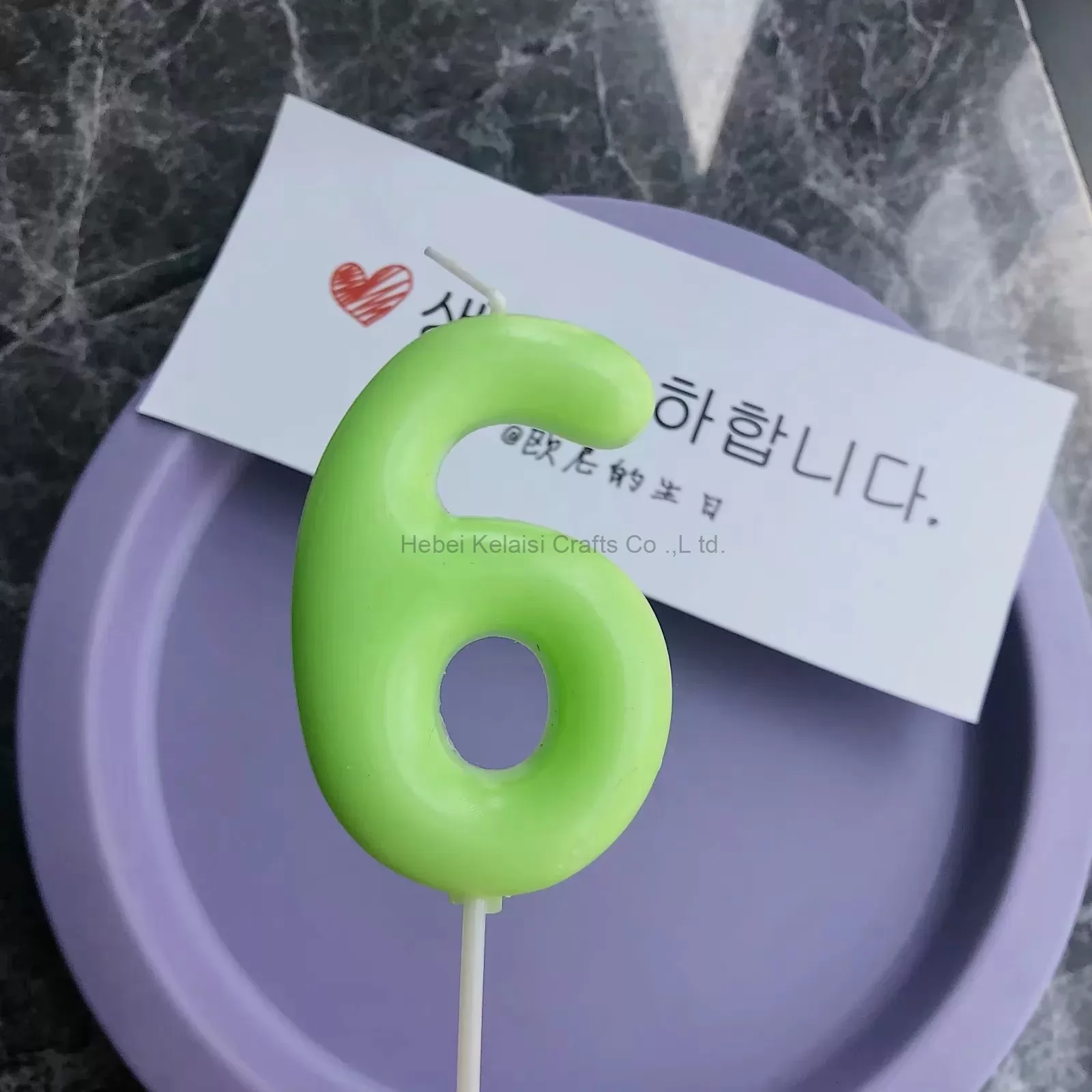 New Korean digital birthday candle