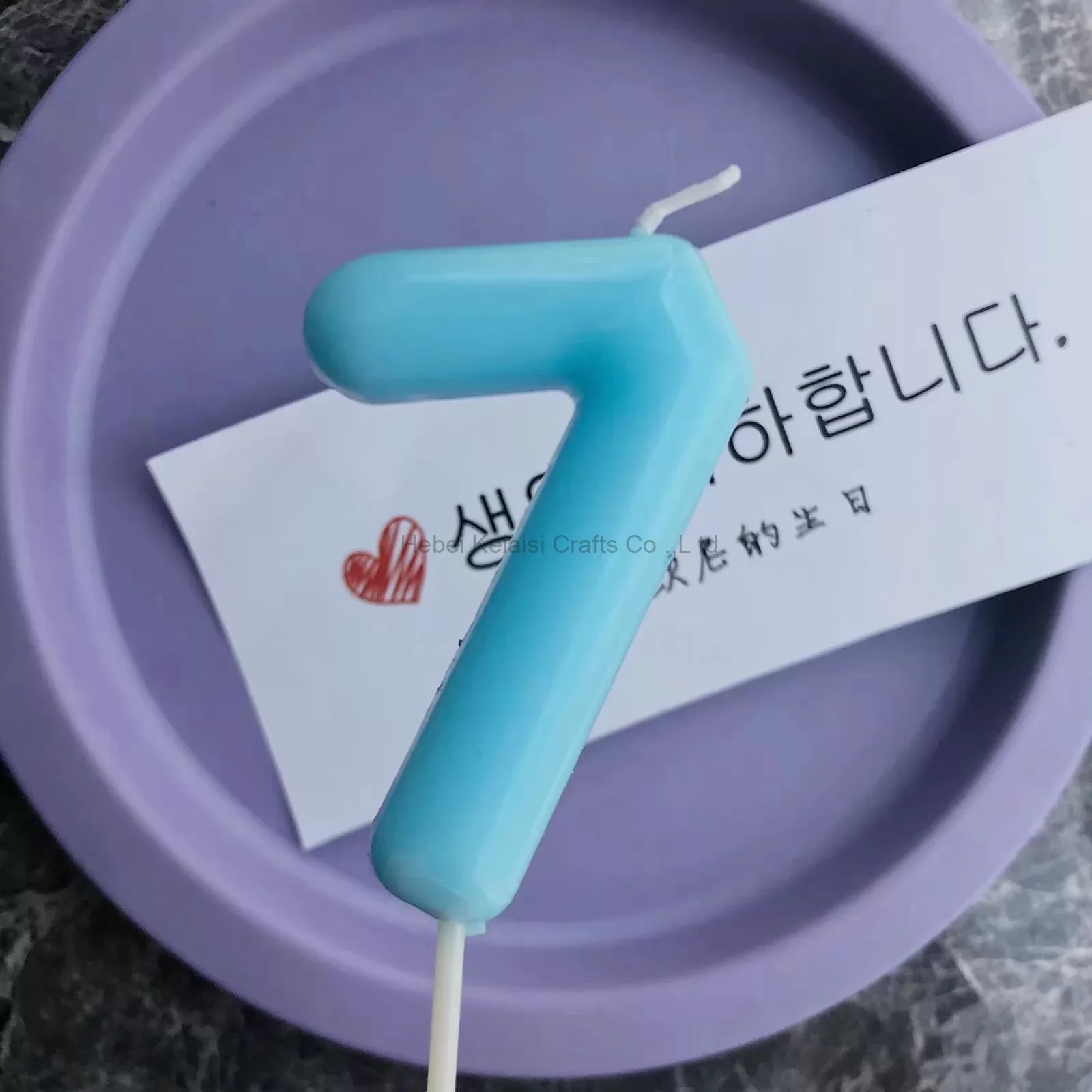 New Korean digital birthday candle