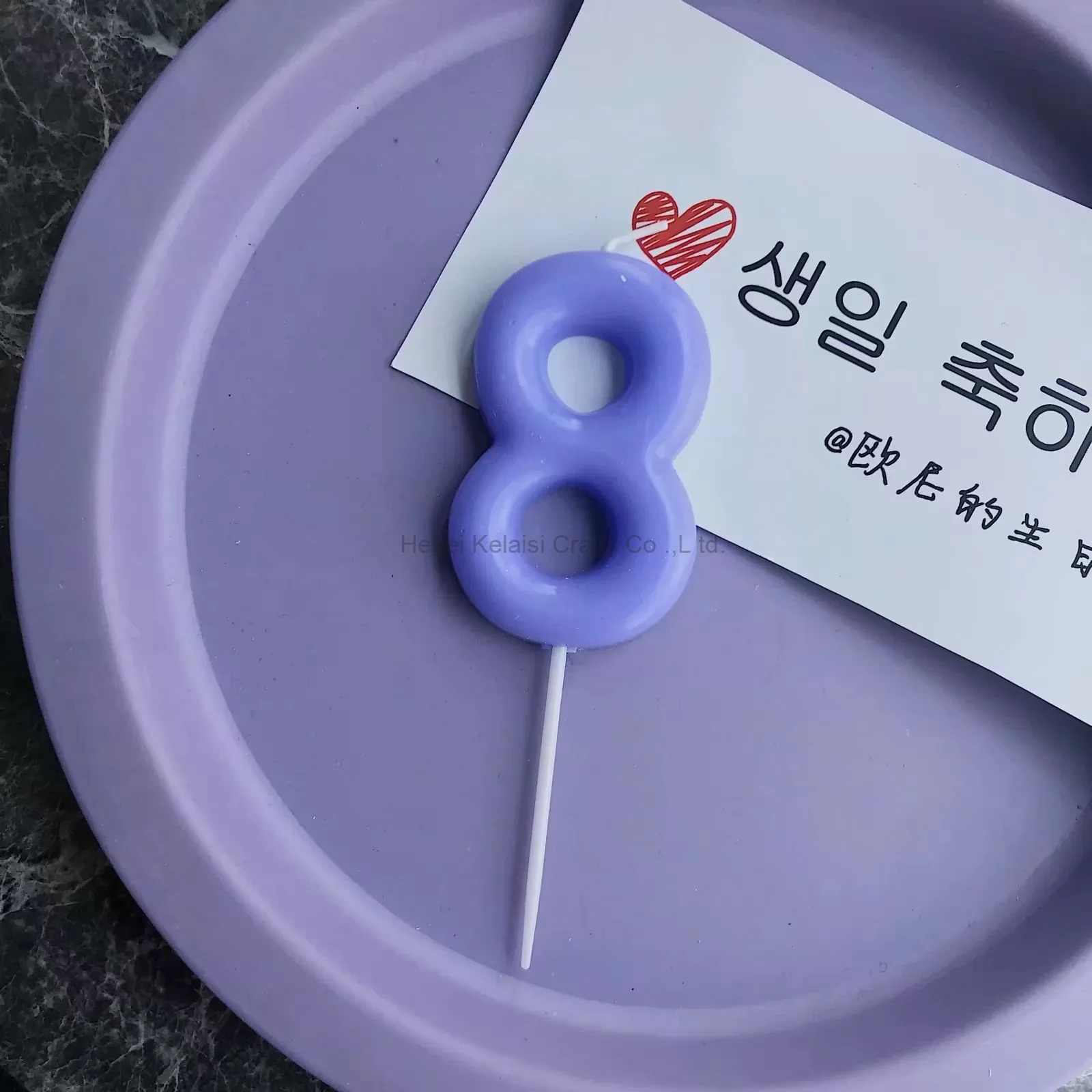 New Korean digital birthday candle