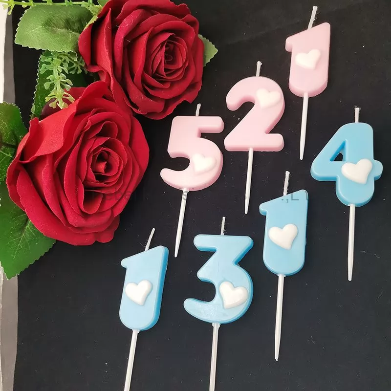 number cake decorative birthday candle for party