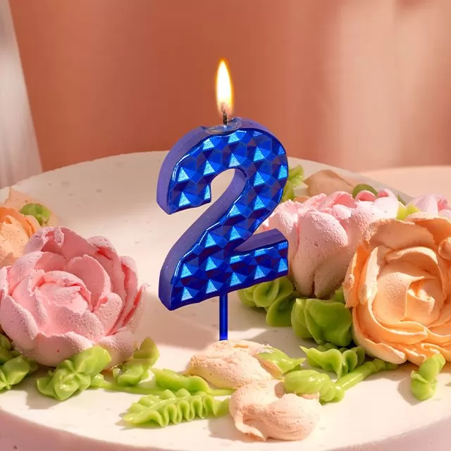 Luxury Diamond Number Candle Birthday Candle