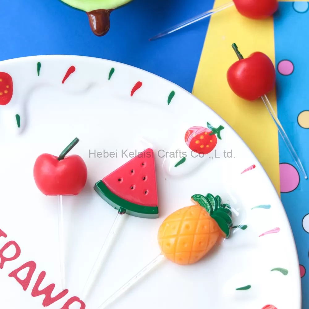 Children's party decoration cake pineapple birthday candles