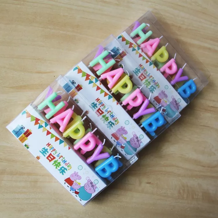 birthday candle alphabet cake decoration candle