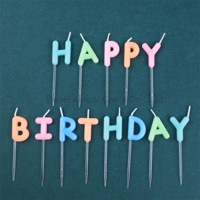 INS happy y_birthday cake candles baking decoration plug-in candles