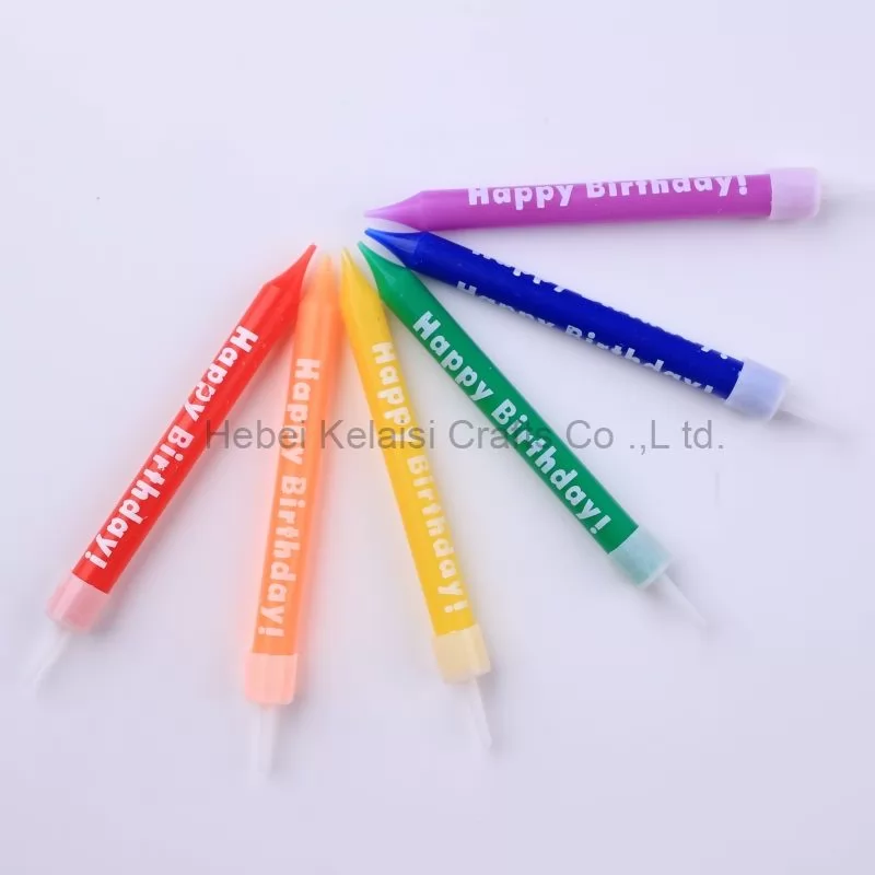 Alphabet print happy birthday Candle