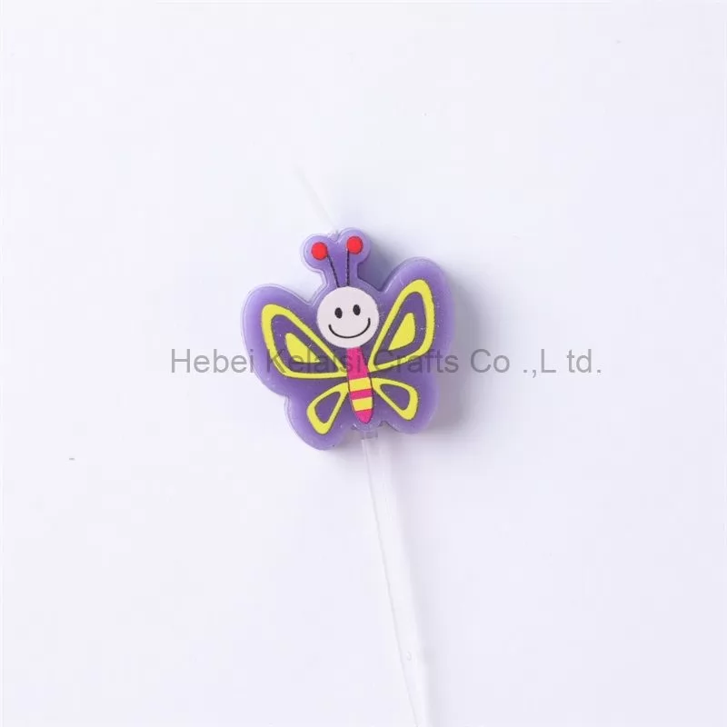 Cute little butterfly candle birthday candle
