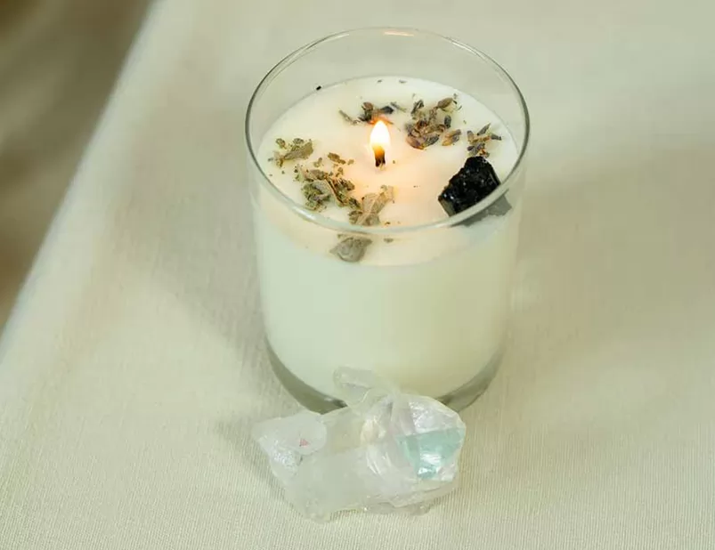 How to Make Healing Crystal Candle?