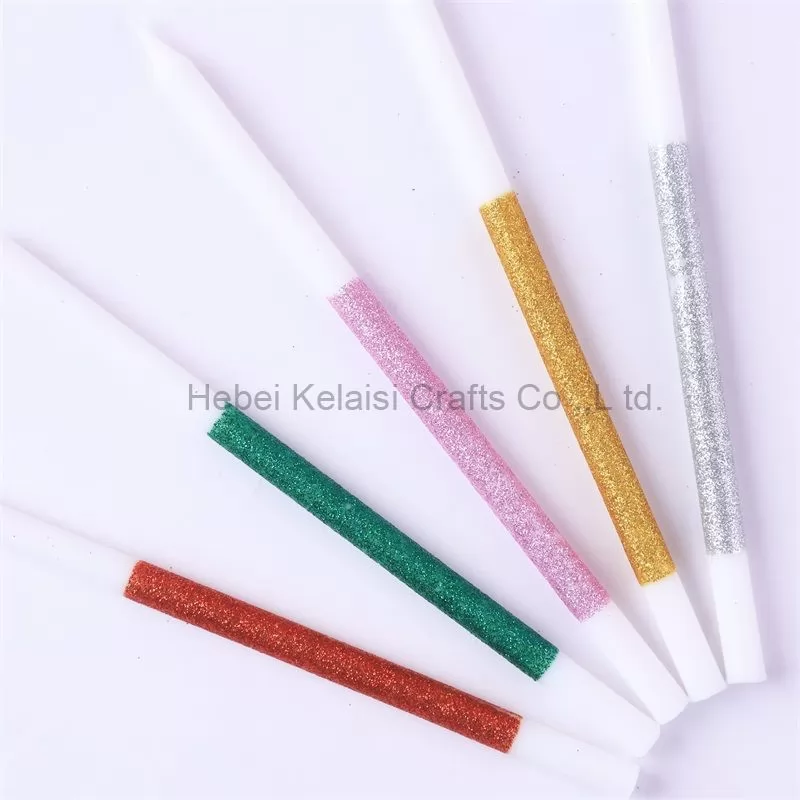 Glitter Strip Candle Birthday Cake Dessert Decoration Candle