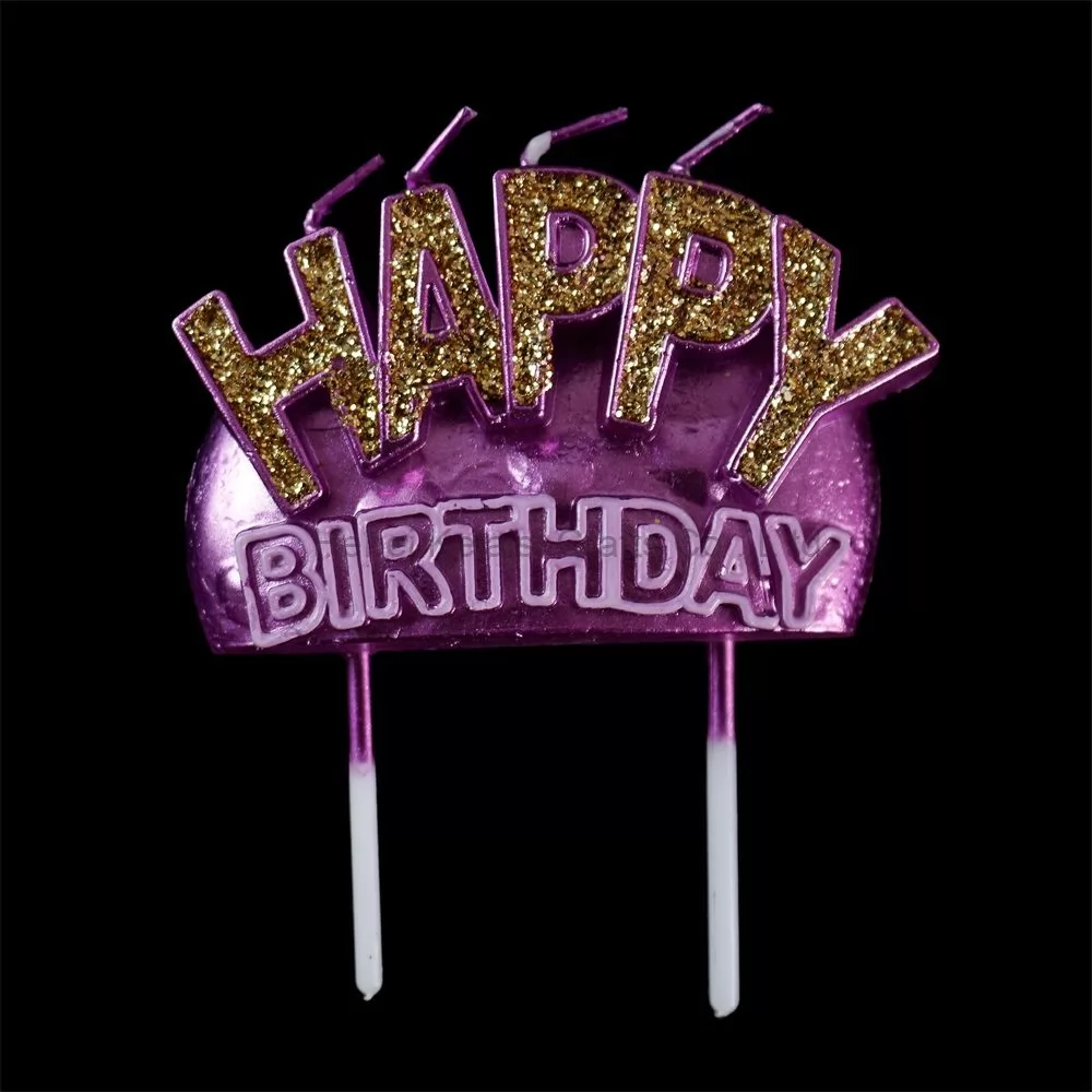 light luxury retro letter card cake decorative festive birthday party candles