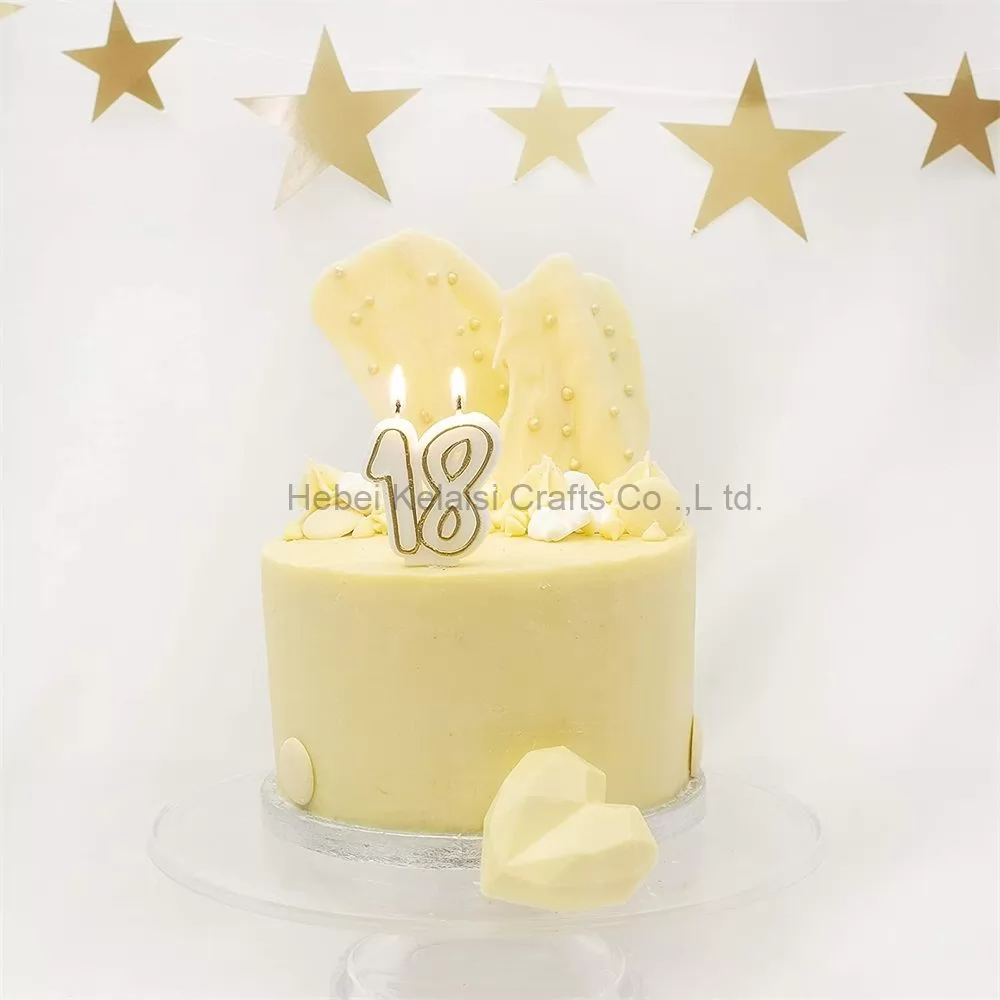 Age 18 Milestone Birthday number Cake Candle