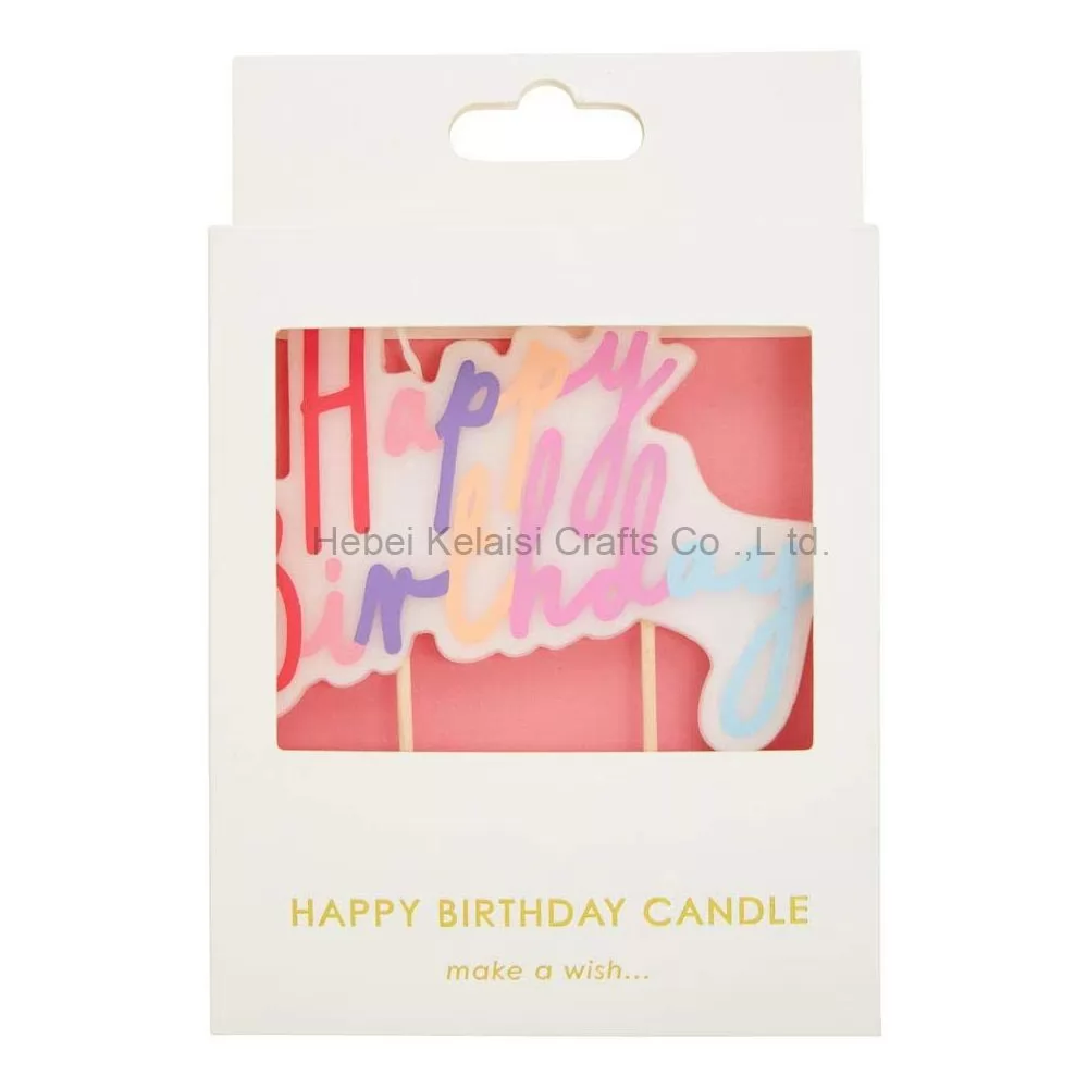 One-piece birthday Alphabet Birthday Candle