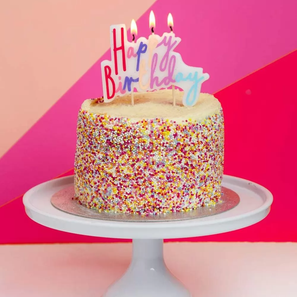 One-piece birthday Alphabet Birthday Candle