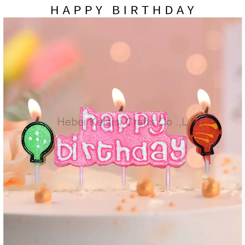 Colorful Cake Decoration Candles Birthday number Alphabet candles