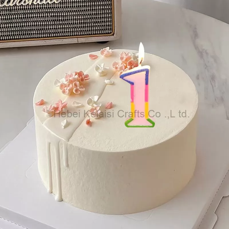 Colorful Cake Decoration Candles Birthday number Alphabet candles