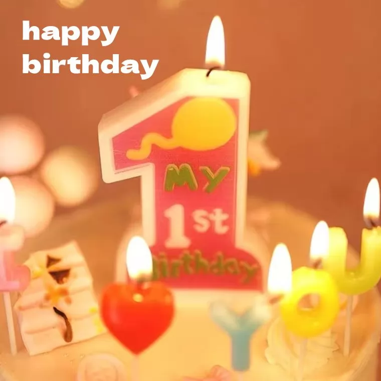 Colorful Cake Decoration Candles Birthday number Alphabet candles