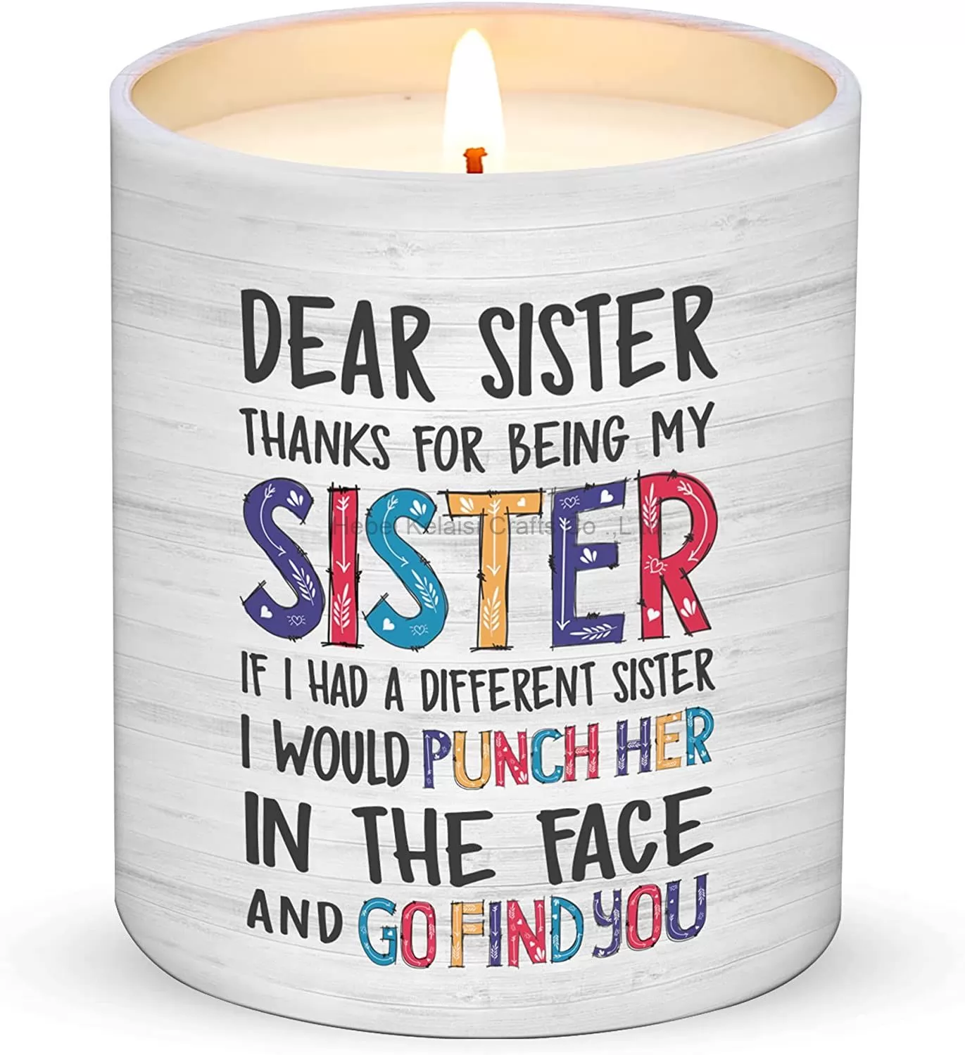 Gift Scented Candle for sister