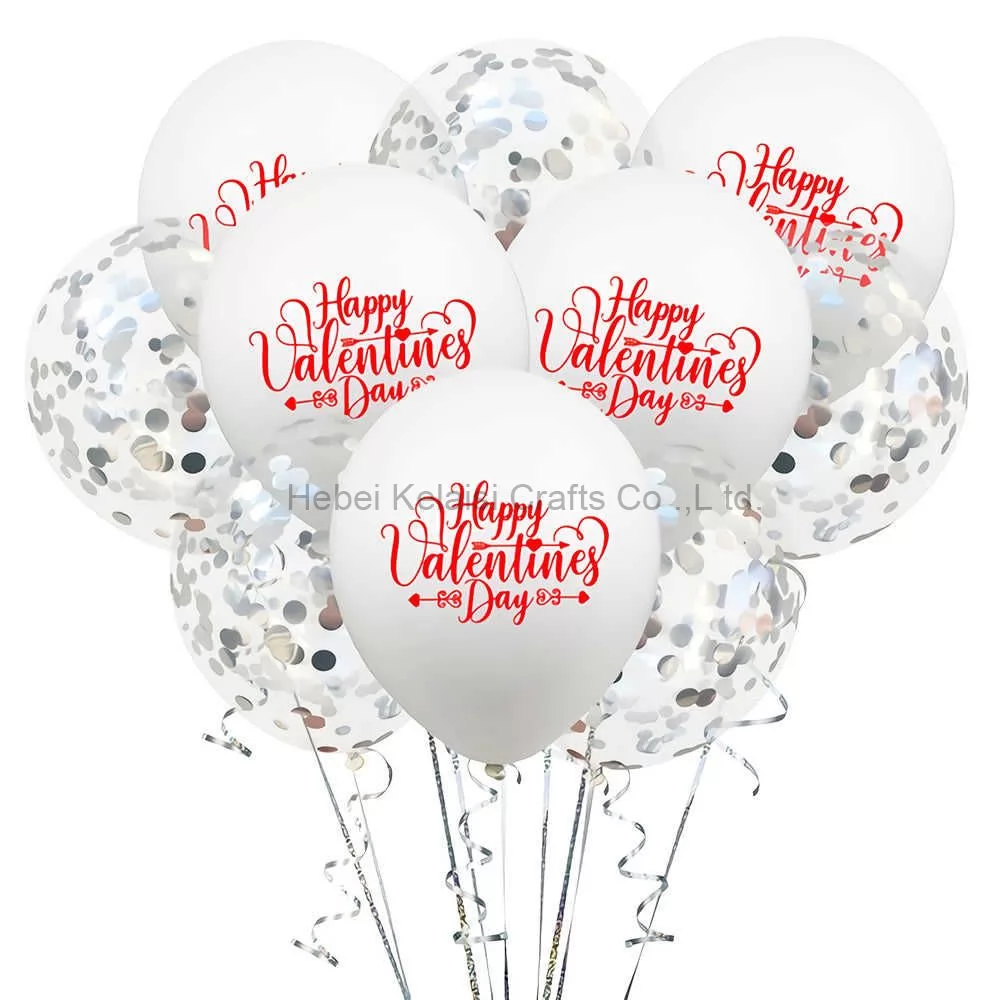 5 pcs Latex confetti balloons