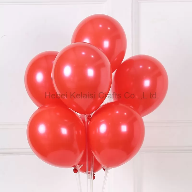 Pearlescent colorful advertisement latex balloon