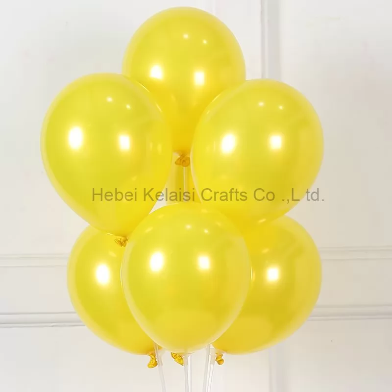 Pearlescent colorful advertisement latex balloon