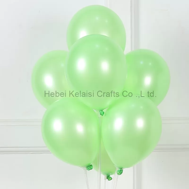 Pearlescent colorful advertisement latex balloon