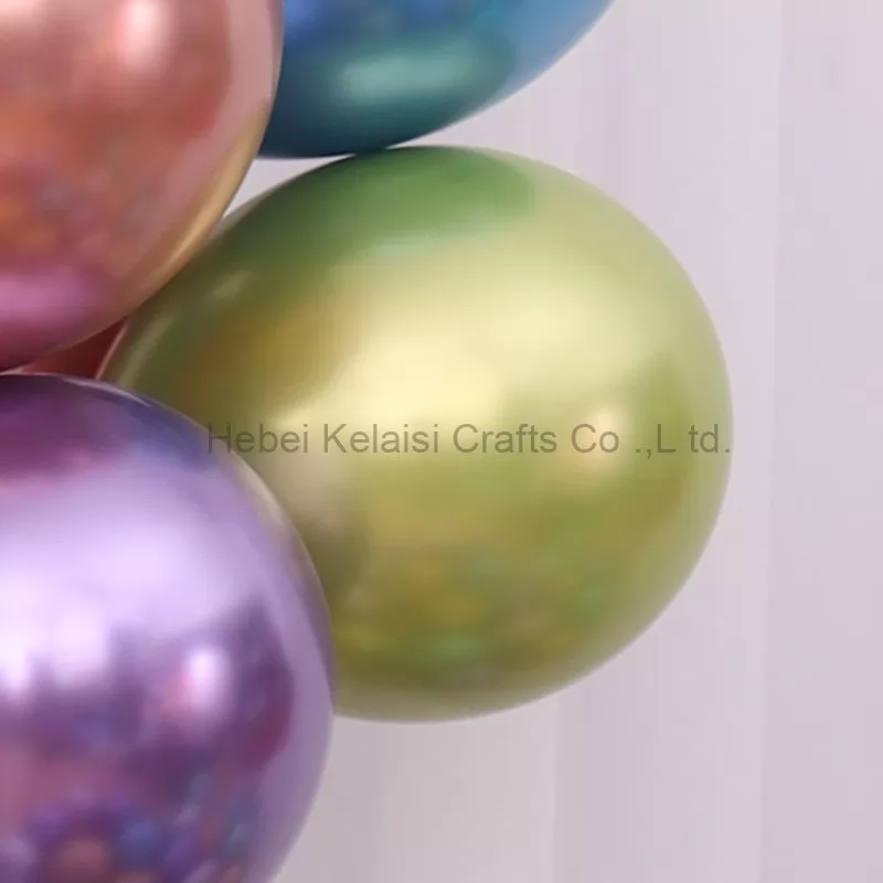 Thickened 12 inch metallic texture latex balloon