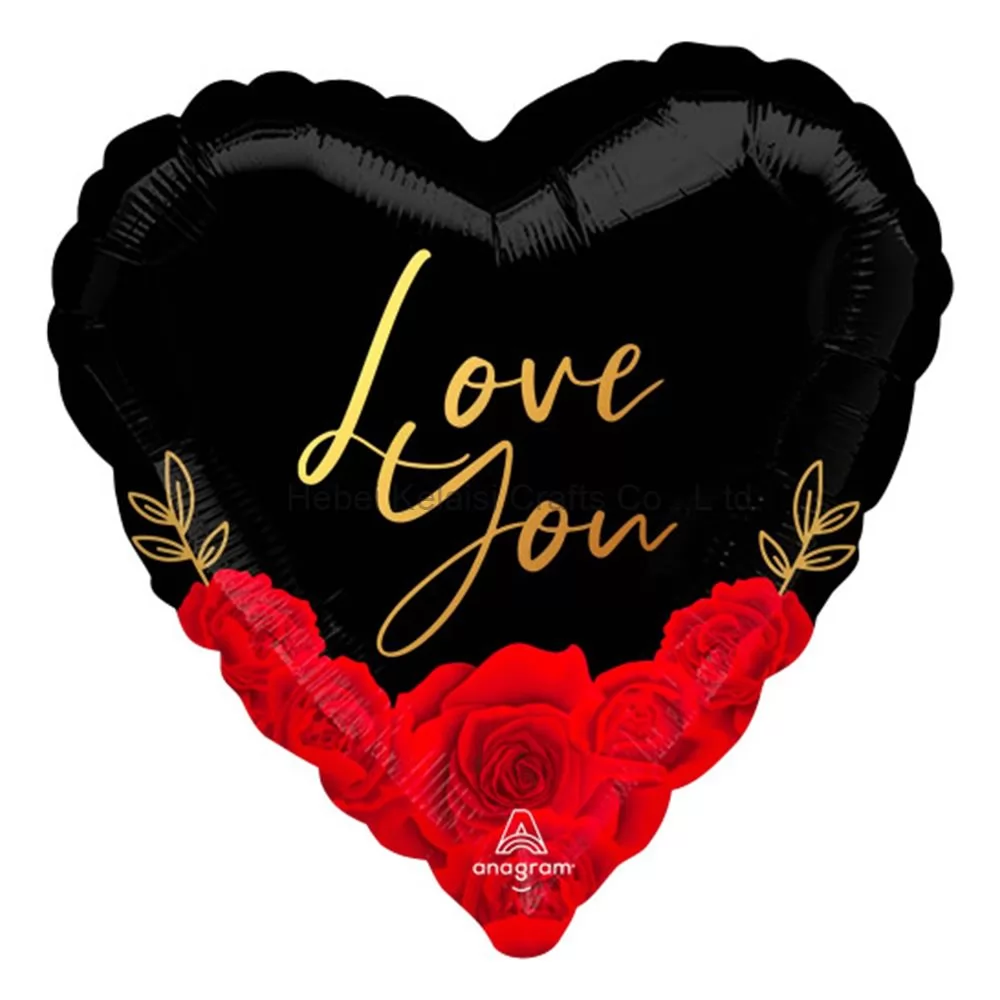 20-Pack Red Heart Balloons - 18 Inch Mylar Foil Balloons For Valentine's Day & Parties