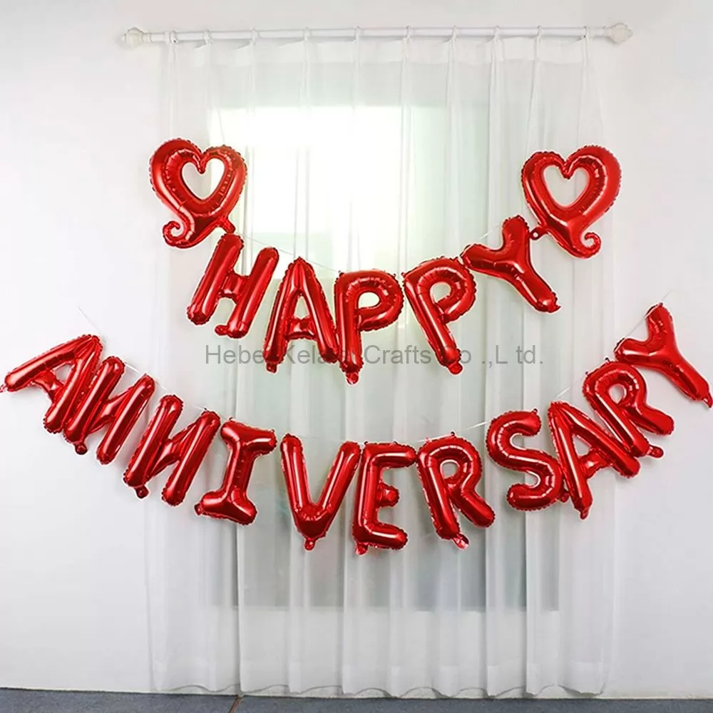 19pcs Anniversary Party Balloon