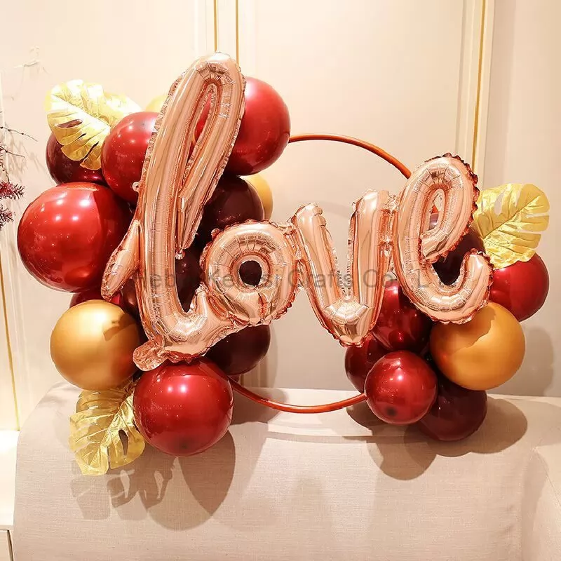 13pcs set Love Heart Foil Balloon Set