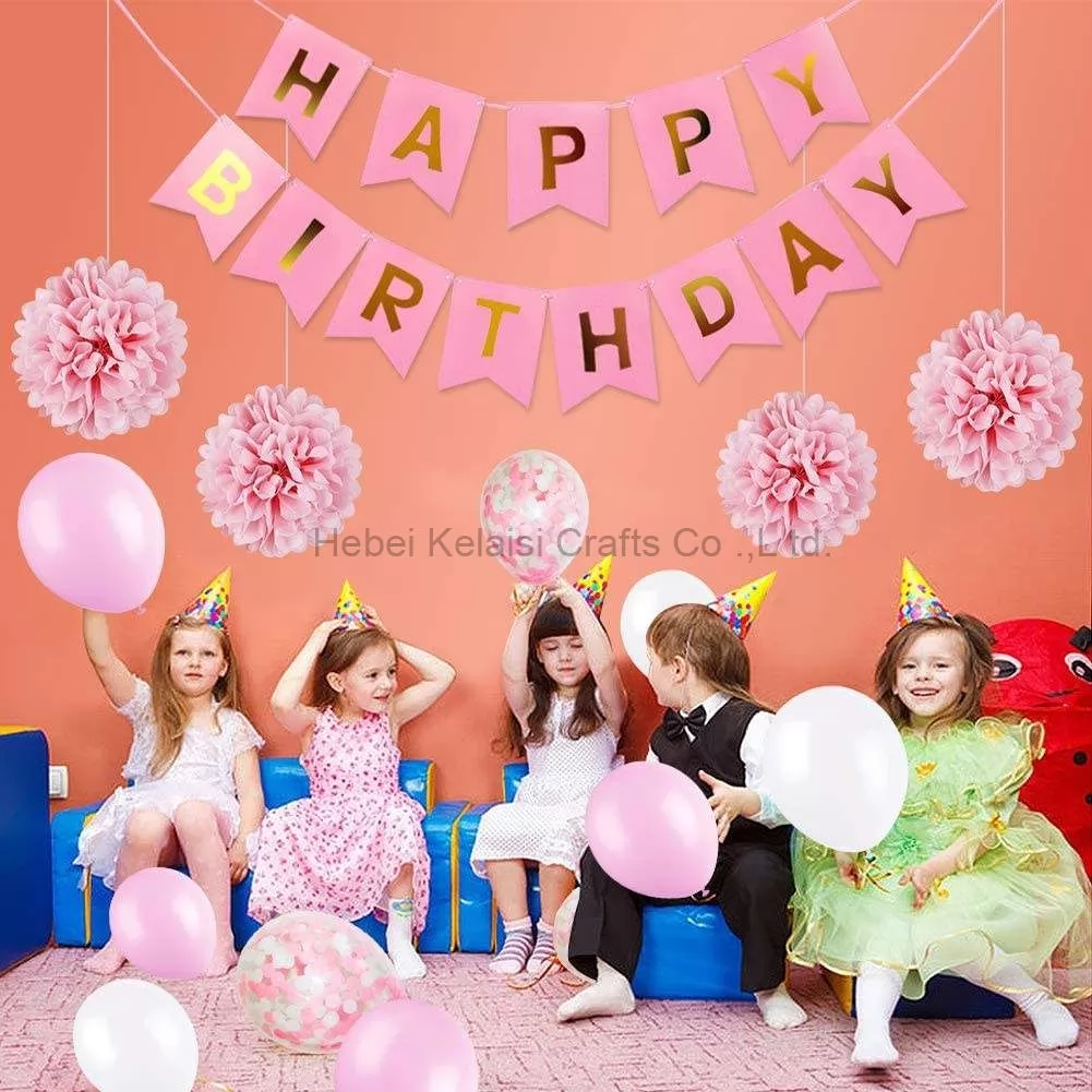 Happy Birthday Party Latex Balloon Set