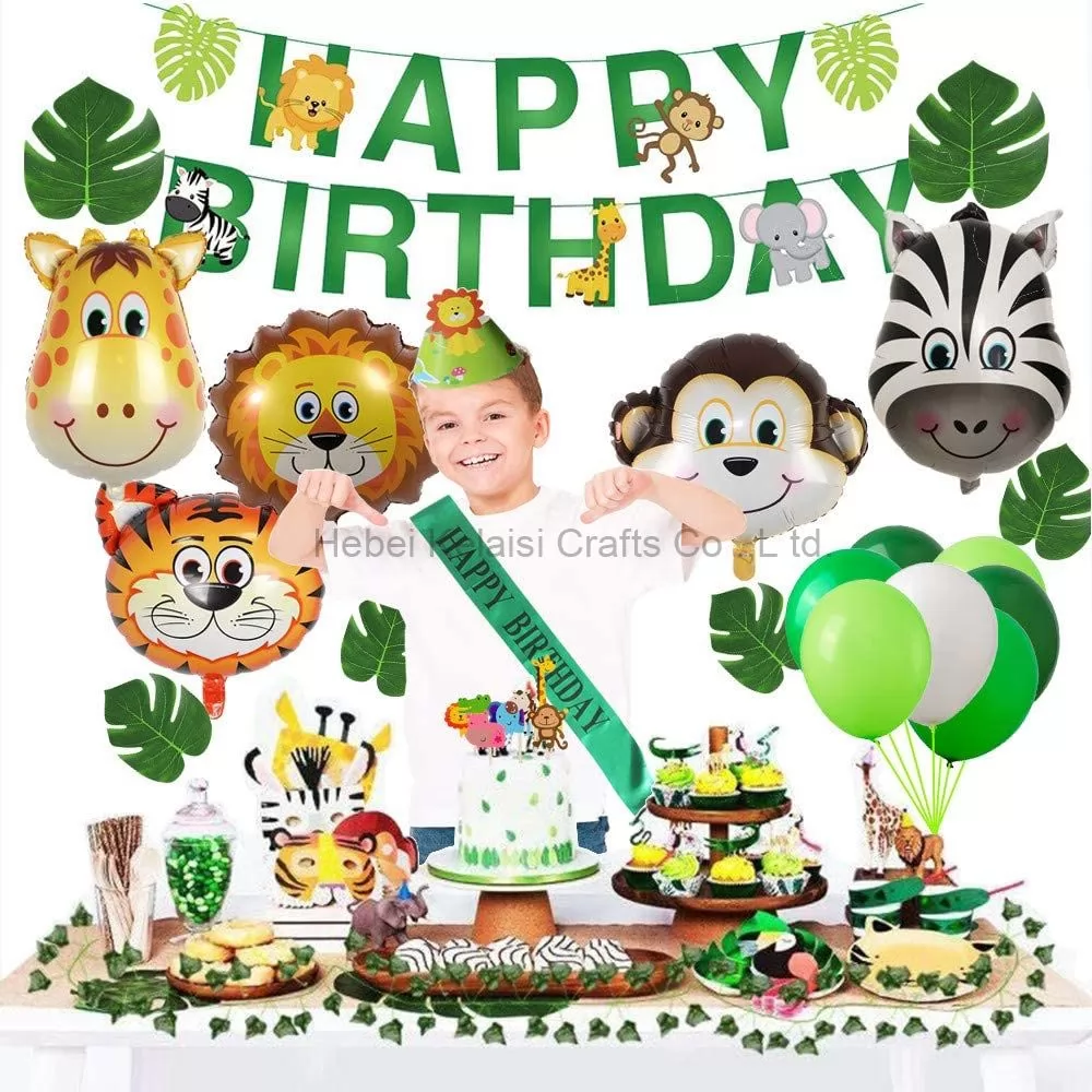 Animal Balloons for Kids Boys Birthday Decor party set