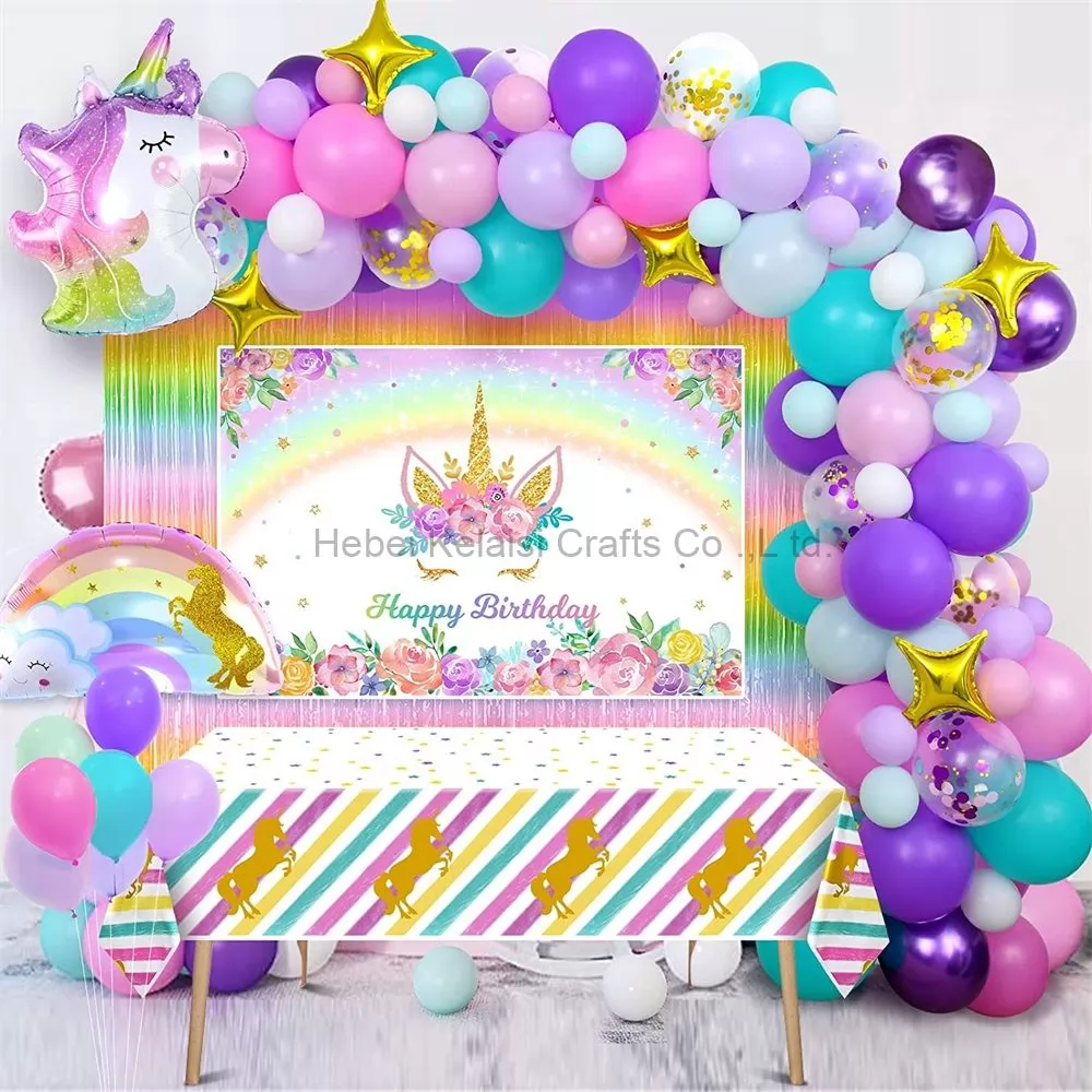 unicorn party supplies decorations