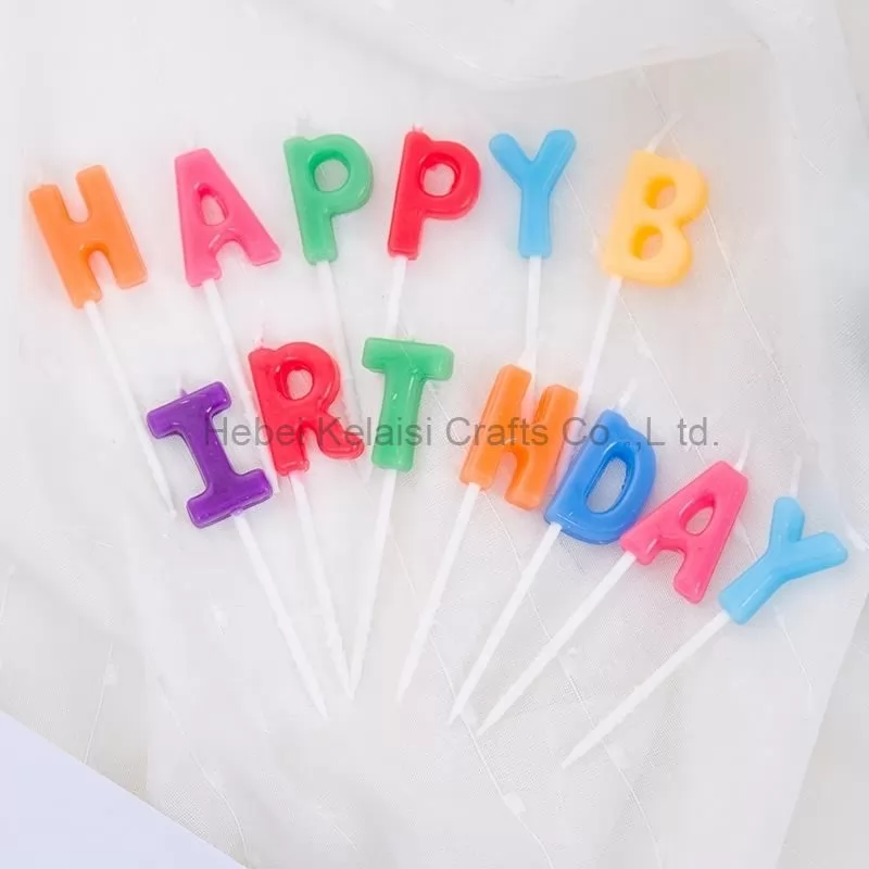 sparkler magic happy birthday colour cake letter candle