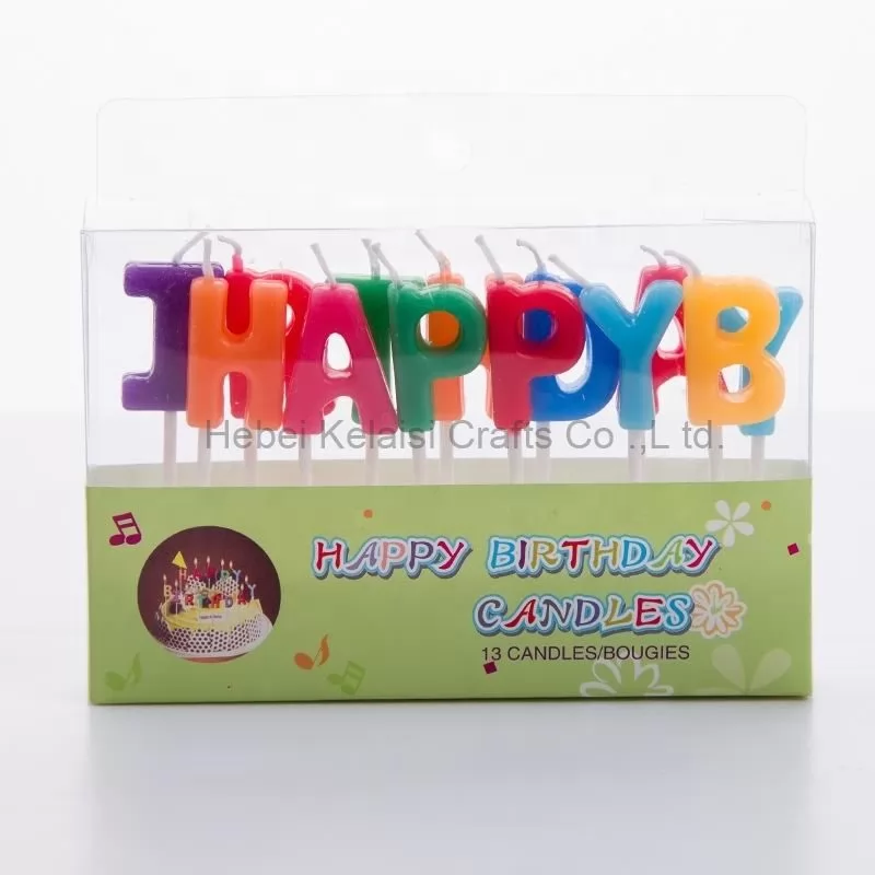 sparkler magic happy birthday colour cake letter candle