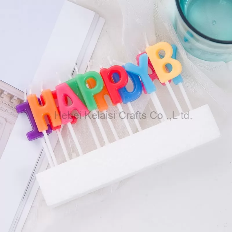 sparkler magic happy birthday colour cake letter candle