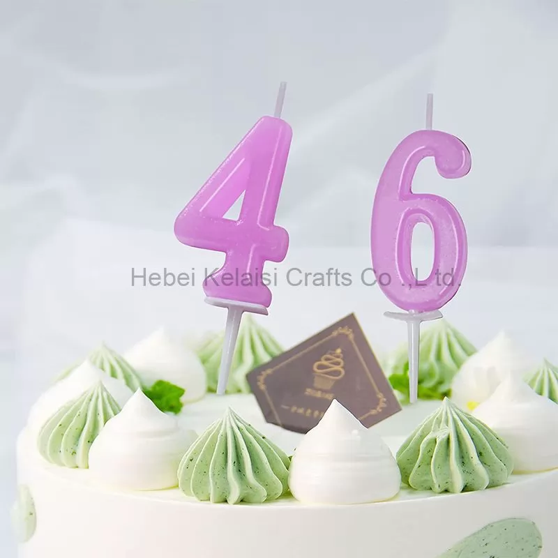 Paint Craft Number Shape Birthday Candle