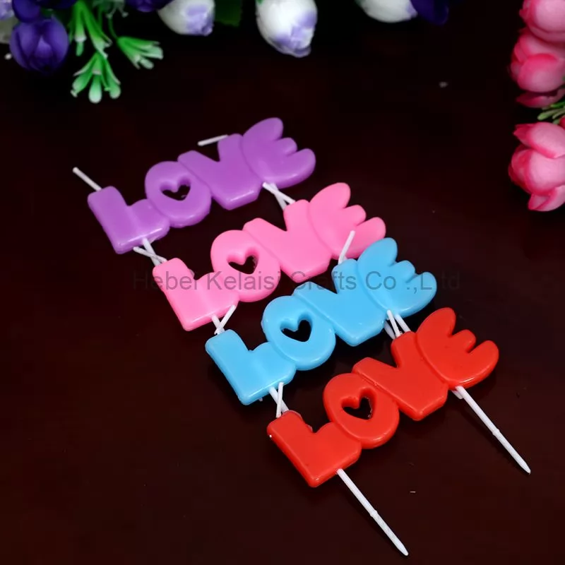 LOVE Styling Birthday Letter Candle