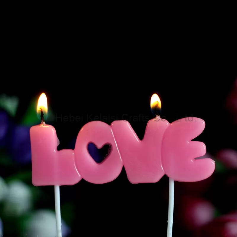 LOVE Styling Birthday Letter Candle