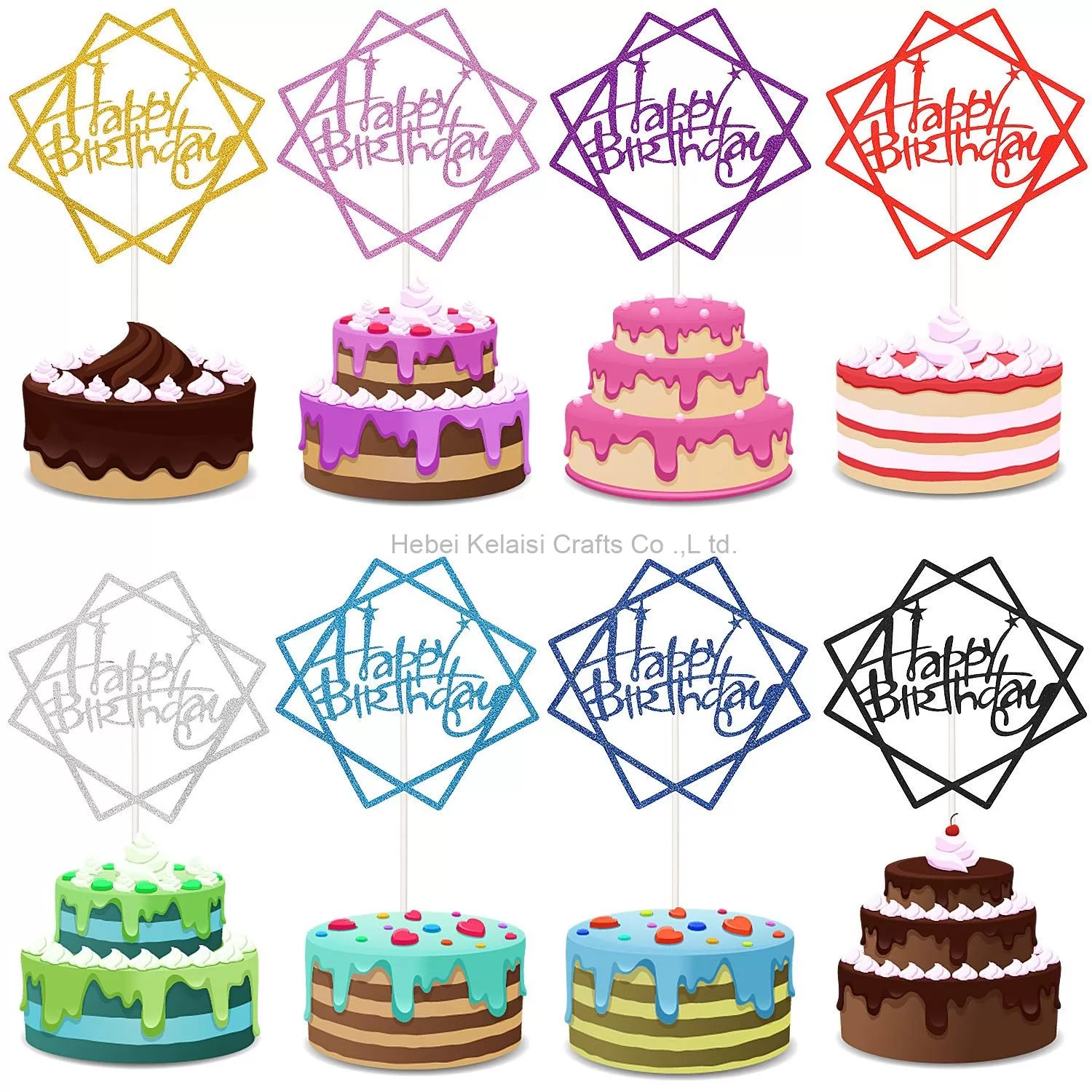 happy birthday cake decorations