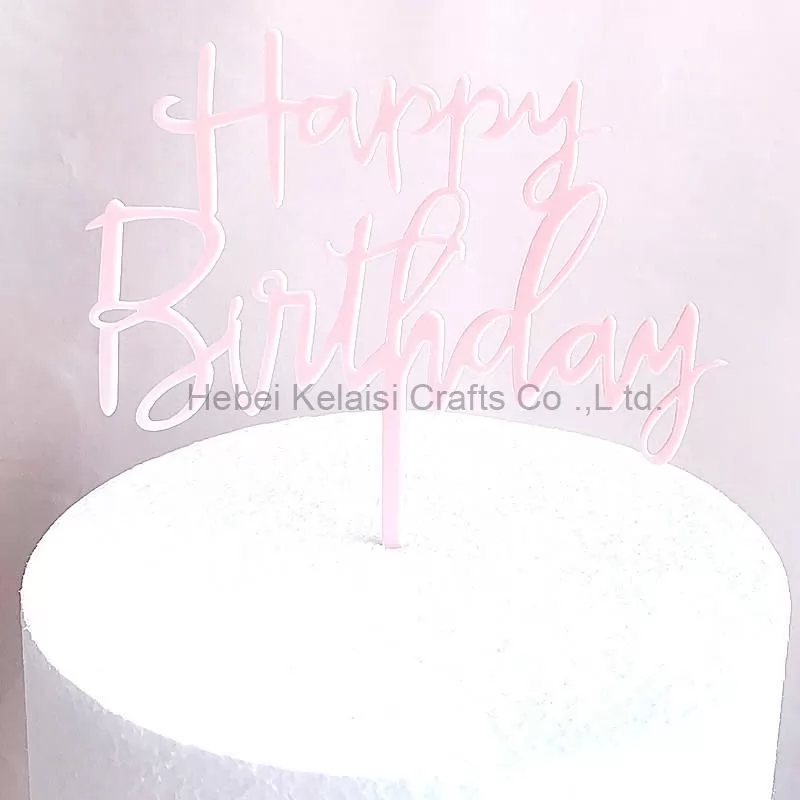 Birthday Decorations Acrylic Cake Topper Party Supplies