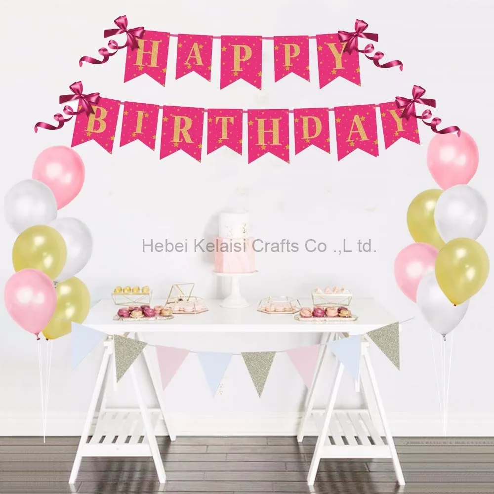 Happy Birthday Banner Decorations for kids Adults