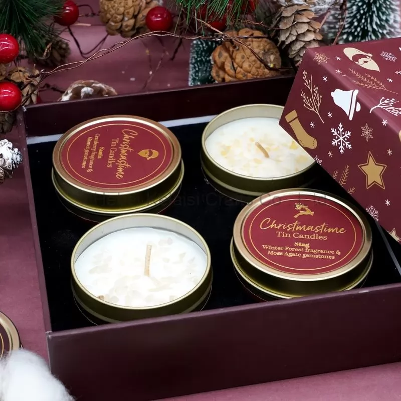 4 packs Home Decor Scented Candle Set