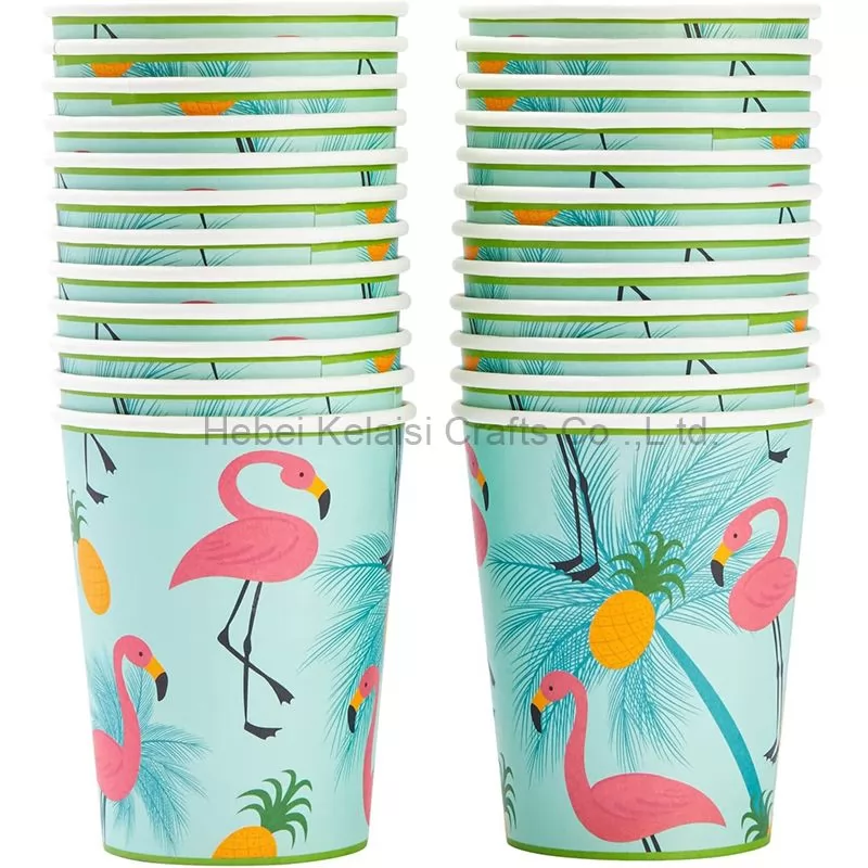 Disposable Flamingo Pattern party Cutlery