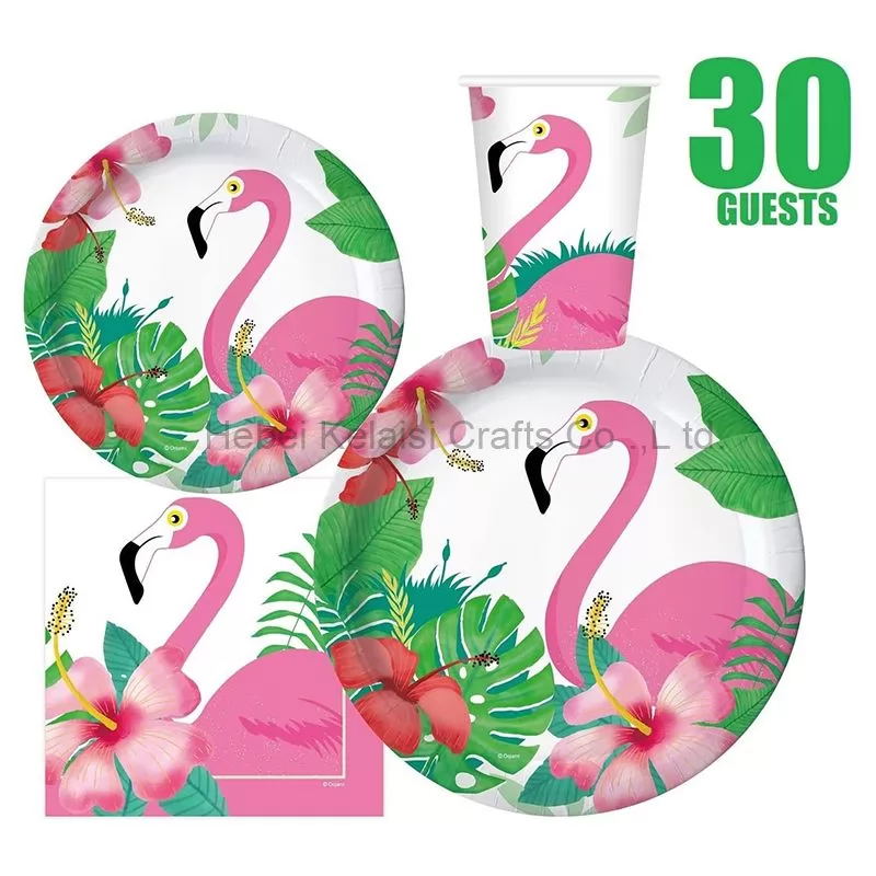 Tropical Flamingo Themed Party Supplies